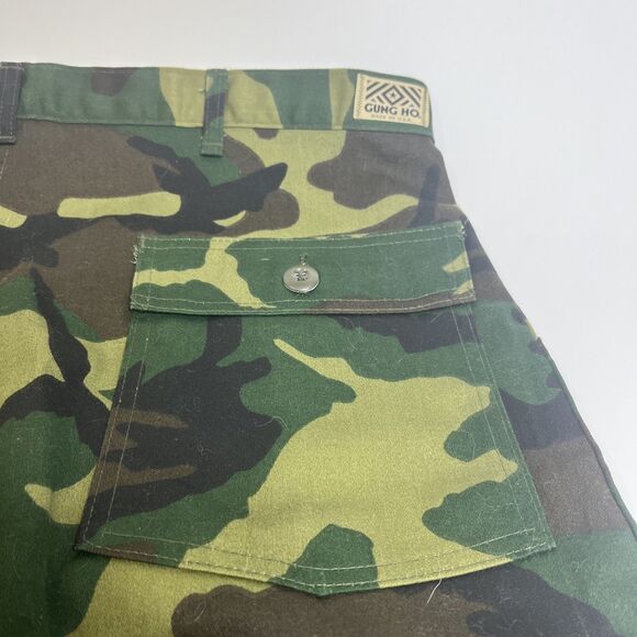 VTG Gung Ho Men’s 38x29.5 Woodland Camo Military Pants Made in USA Army - Picture 6 of 10